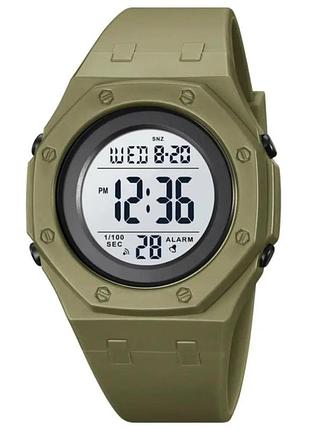 Часы наручные skmei 2048ag, army green, 11403 modern home style