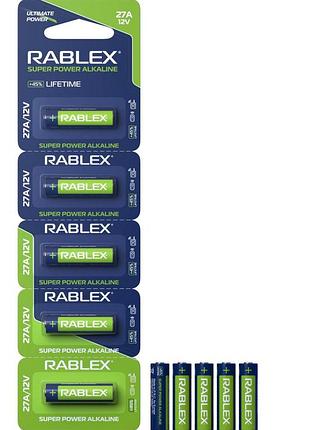 Батарейка rablex 27a, 12v ціна за 1шт , продаж по блістерам modern home style