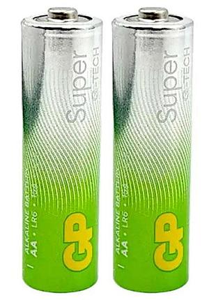 Батарейка gp super alkaline lr6, aa цена за 1шт , продажа по блистерам modern home style