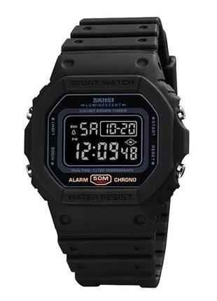 Годинники наручні skmei 1628bkbk, black-black, 10256 modern home style