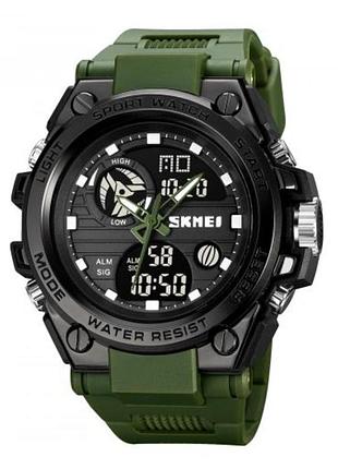 Часы наручные skmei 2031ag, army green, 9782 modern home style