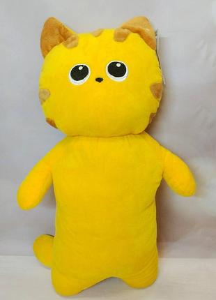 Мягкая игрушка подушка-обнимашка "кот батончик", 60см