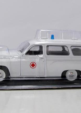 Warszawa 202a ambulance 1960, kultowe auta prl. 1:43 запечатанный блистер.