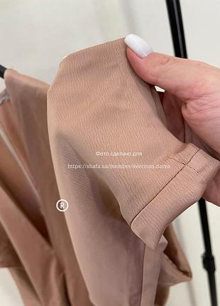 Атласна сукня міді з запахом і рукавами "кажан" asos design 6