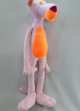 Игрушка мягкая пантера розовая средняя, 85см