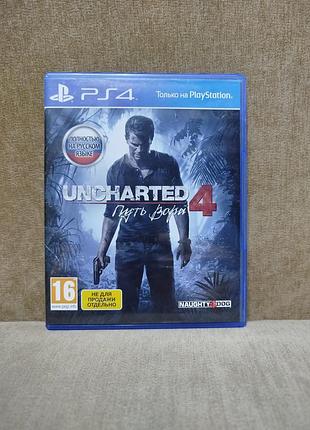 Гра ps4 ps5 uncharted 4: путь вора