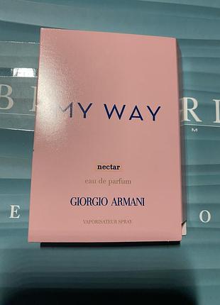 Armani my way .