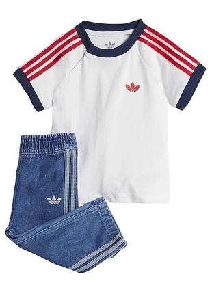 Джинсові штани adidas denim, дитячі, 18-24 р/92 см, артикул jc7863