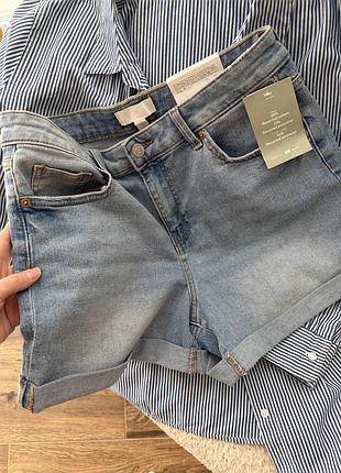 Нові джинсові шорти h&m, 42р