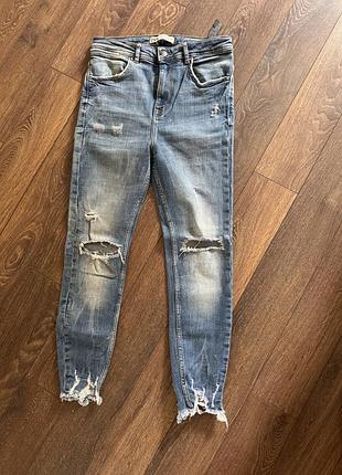 Джинси zara skinny 38 розмір