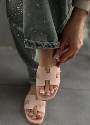 Силиконовые шлепанцы, женские, розовые