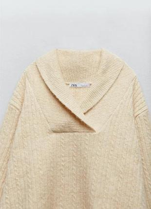 Оверсайз светр zara 2