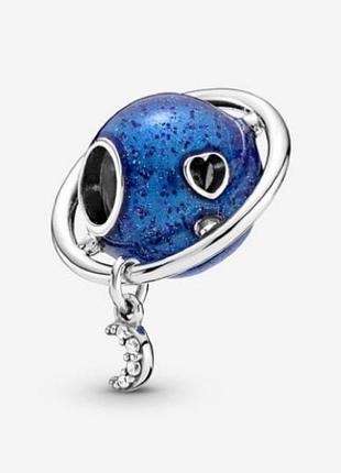 Серебряный шарм земля пандора pandora
