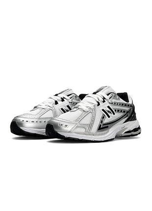 Жіночі кросівки new balance 1906r white silver black