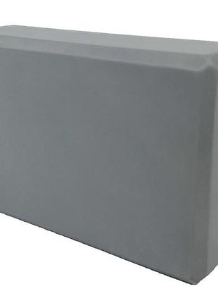 Блок для йоги easyfit eva сірий