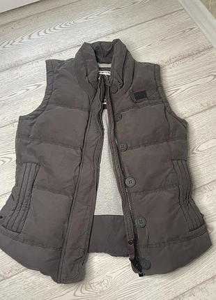 🧥 жилет superdry academy gilet (double black label) — оригінал, розмір m