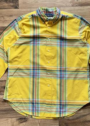 Polo ralph lauren men's yellow чоловіча сорочка