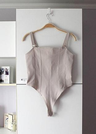 Бежевый боди от h&amp;m