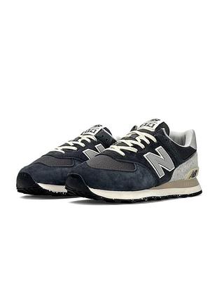 Жіночі кросівки new balance 574 dark grey beige