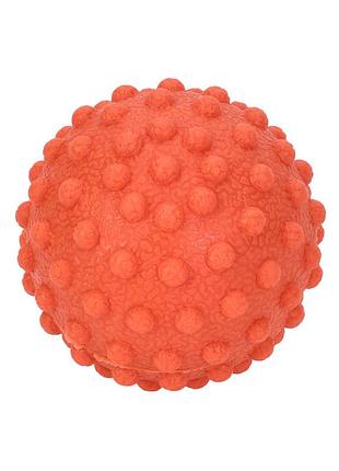 М'яч масажний для йоги/фітнесу ms 4191(red) текстурний, tpr, 5 см, 65 грам