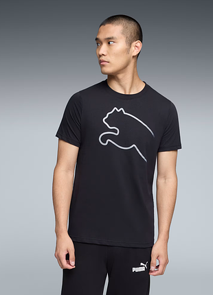 Черная мужская футболка puma house of graphics men's tee новая оригинал из сша