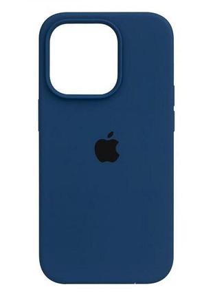 Чехол original full size для apple iphone 14 pro navy blue