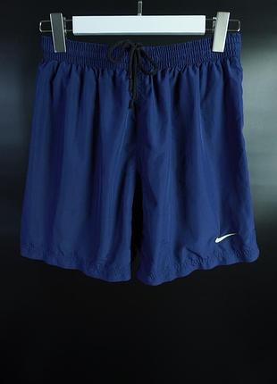 Чоловічі спортивні шорти для бігу оригінал nike team vintage men’s running shorts dark blue/navy | розмір l