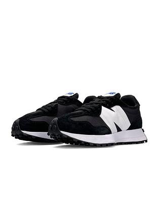 Жіночі кросівки new balance 327 black white
