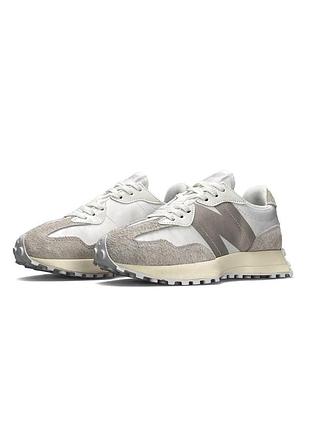 Жіночі кросівки new balance 327 light grey white