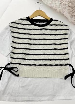 Футболка жилетка 2в1 zara