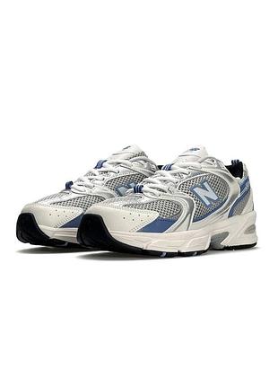 Жіночі кросівки new balance 530 w premium beige blue silver