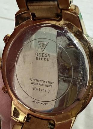 Годинник колір золото жіночий guess оригінал в ідеальному стані 5