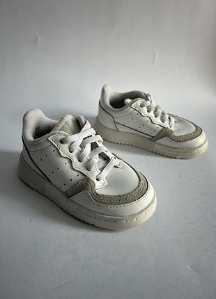 Дитячі кеди з натуральної шкіри adidas