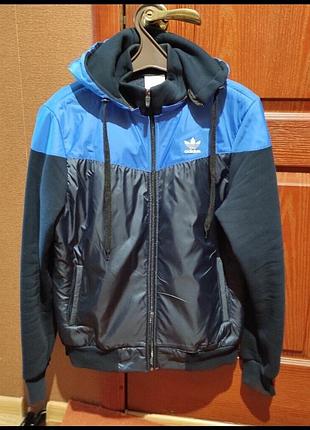 Спортивный костюм с капюшоном,adidas, размер 48- 50