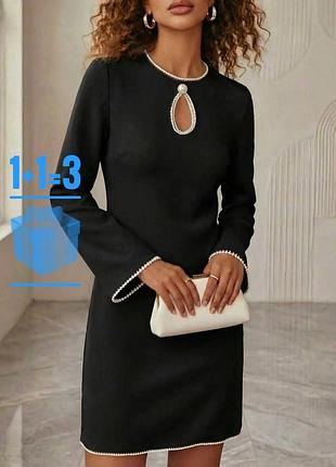 Сукня з перлинками shein m