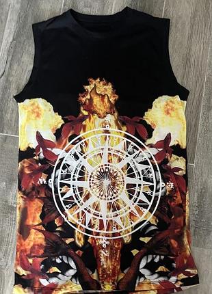 Оригінальна майка les éclaires — all-over fire & betta fish print