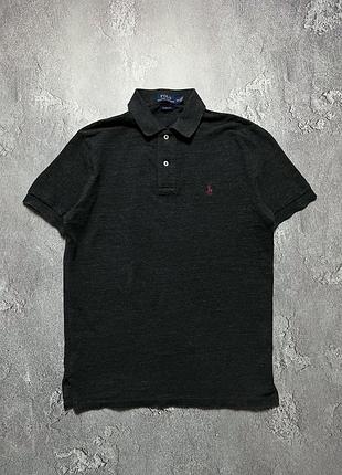 Vintage polo ralph lauren big logo big pony striped поло ральф лаурен лоурен биг лого большой логотип на лампасах в полоску s