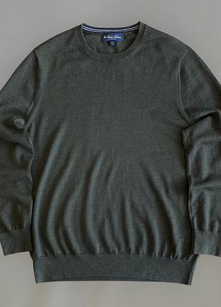 Светр beooks beothers wool sweater/jumper вовняний/з вовни зелений/хакі/болотний/оливковий джемпер/кардиган/кофта/світшот