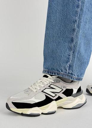 Чоловічі кросівки new balance 9060 light grey black