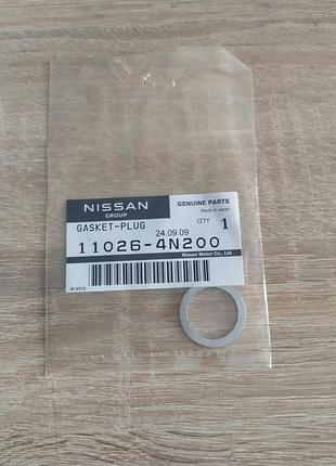 Прокладка уплотнение сливной пробки редуктора nissan leaf nissan leaf алюминиевое колечко заливной пробки редуктора