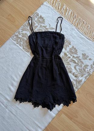 Жіночий комбінезон з шортами бавовна zara