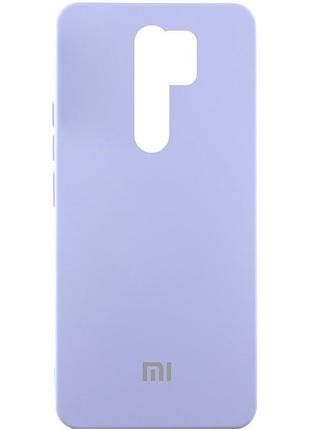 Чехол silicone cover lakshmi (aaa) with logo для xiaomi redmi note 8 pro сиреневый / dasheen