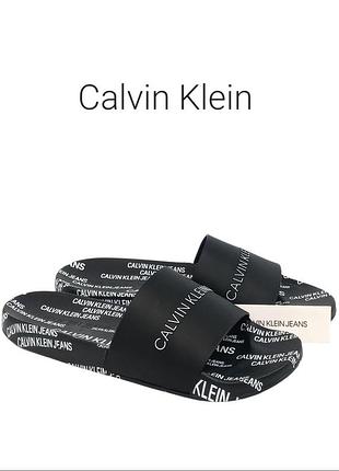 Шлёпанцы calvin klein jeans slide institutional tpu оригинал