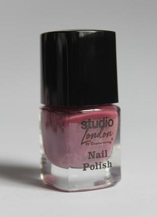 🌺 английский лиловый нюдовый лак для ногтей studio london dy superdrug пастельный пудровый холодный нюд розовый бежевый темный нюд сливовый