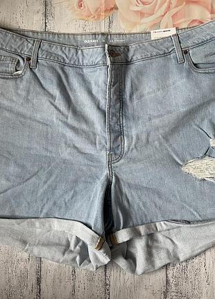 Нові жіночі джинсові шорти old navy моделі o.g. straight 26 розмір