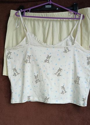 Костюм женский домашний с шортами,xl, 2xl, eur 46-48, 50, батл