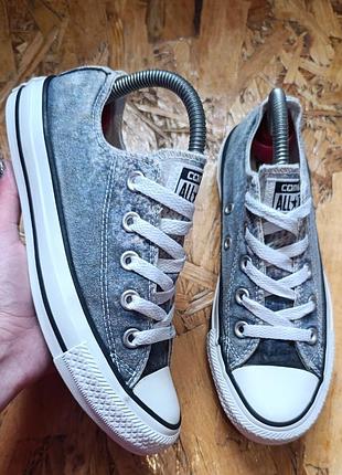 Оригінальні кеди кєди converse all star в стилі джинс