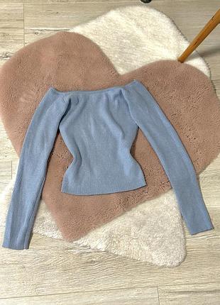 Кофтинка з спущеними плечима від zara