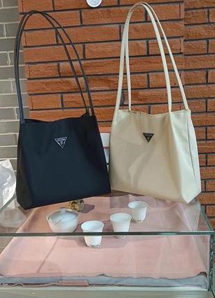 Шопер сумка торба сумочка нейлон guess