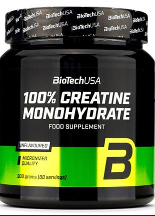 Креатин biotech 100% creatine monohydrate 300 грамм без вкуса (594501)